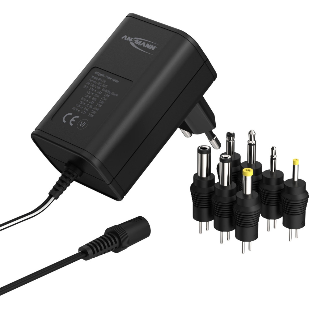 Ansmann APS 300 adattatore e invertitore Interno 3,6 W Nero, Alimentazione elettrica