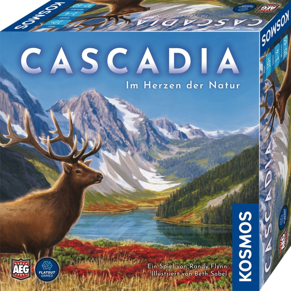 KOSMOS Cascadia Carta da gioco, Giochi di società