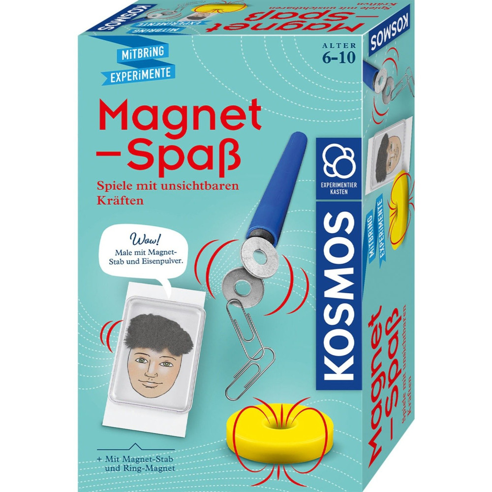 KOSMOS Magnet-Spass Giocattoli e kit di scienza per bambini, Casella di esperimento