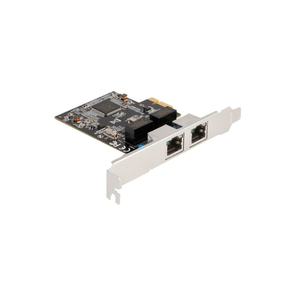 DeLOCK PCIE x1 su 2x RJ45 Gbit, Scheda di rete