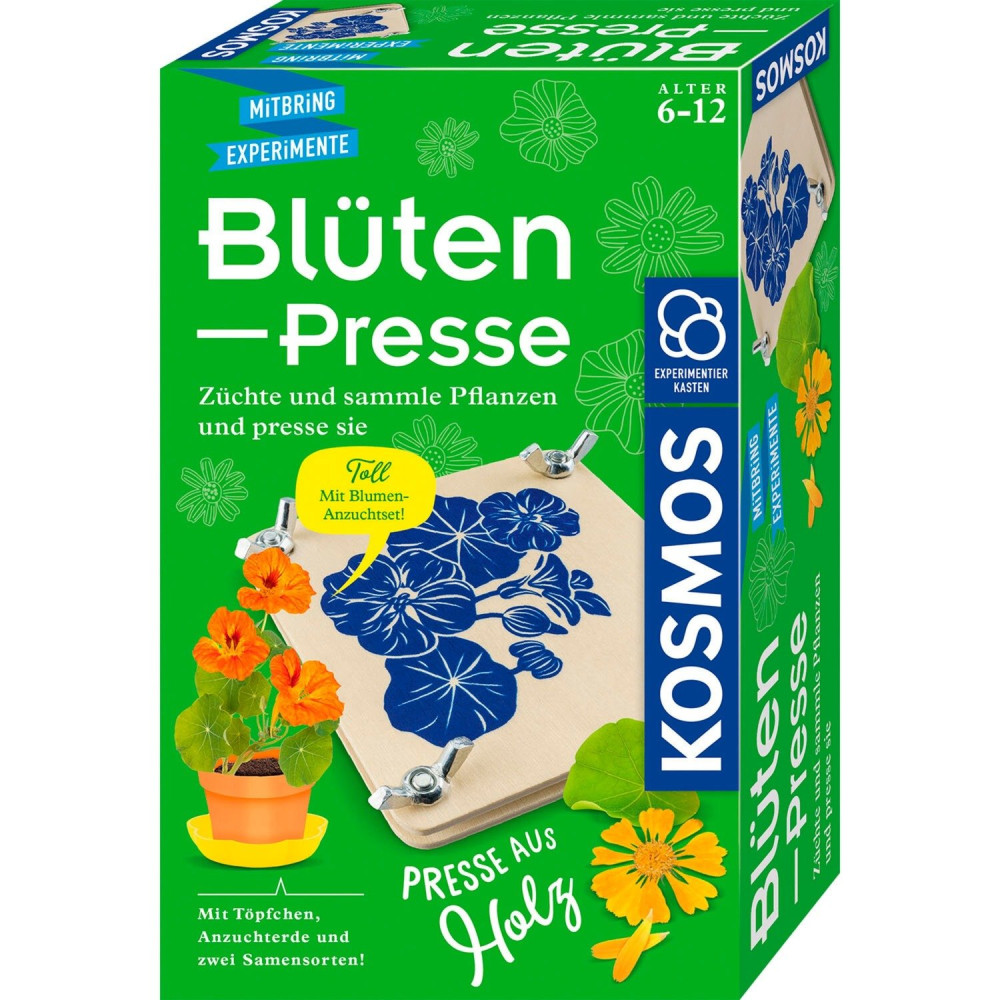 KOSMOS Pressa per fiori, Casella di esperimento
