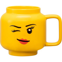 Room Copenhagen Tazza in ceramica LEGO Winking Girl, grande