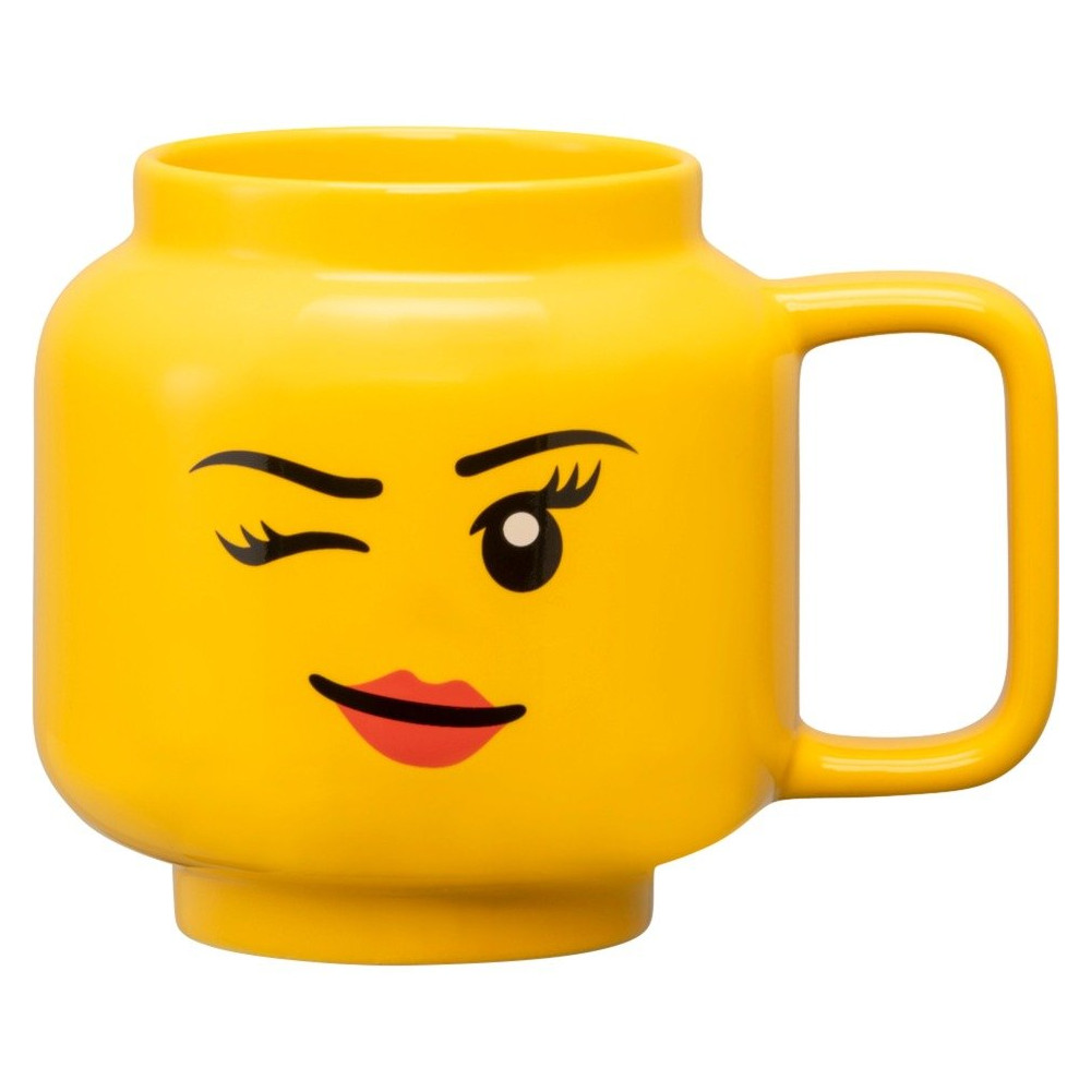 Room Copenhagen Tazza in ceramica LEGO Winking Girl, grande