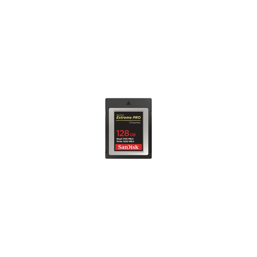 SanDisk SDCFE-128G-GN4NN - 128 GB - CFexpress - 1700 MB/s - 1200 MB/s - Nero