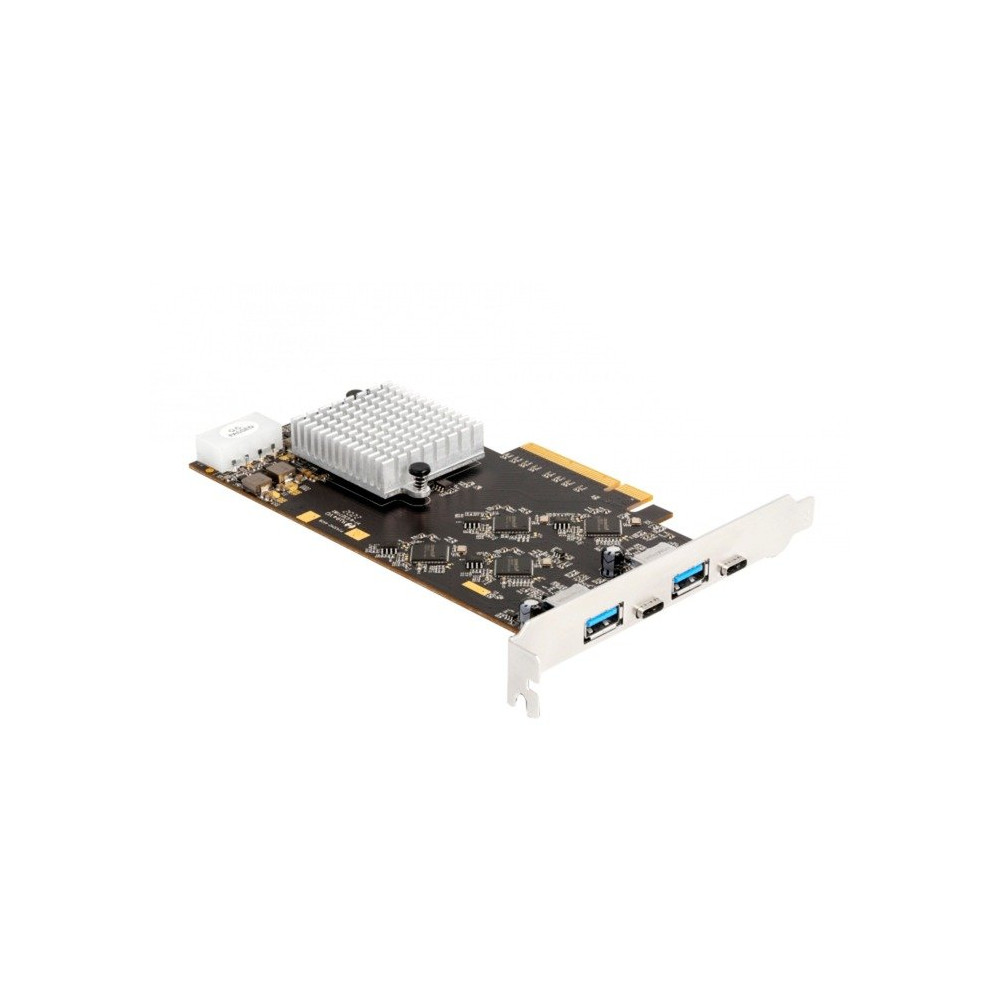 DeLOCK PCI Express x8 - 2x USB 3.2 Gen 2x2 Tipo C + 2x USB 3.2 Gen 1 Tipo A, Controller USB