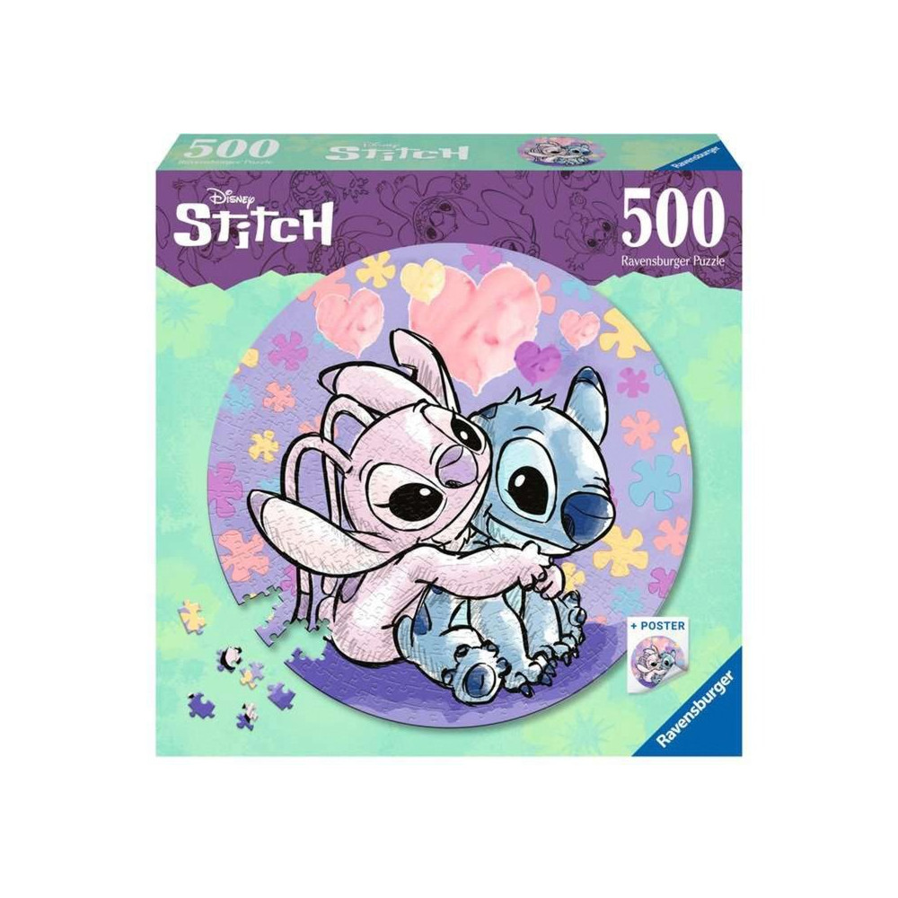 Ravensburger Circle of Colors Puzzle rotondo Stitch