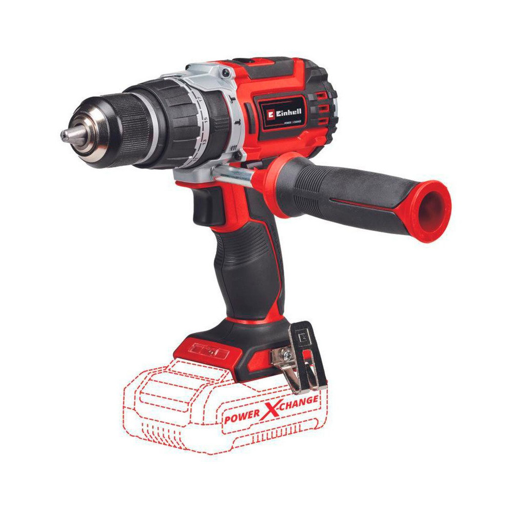 EINHELL Trapano avvitatore a percussione a batteria Professional TP-CD 18/60 Li-i BL - Solo, 18Volt, Cordless