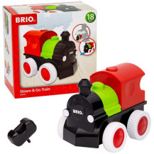 BRIO Treno Push & Go a vapore,  veicolo da gioco