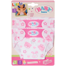 ZAPF Creation BABY born® Little pannolini (2 pezzi) 36cm, Accessori della bambola