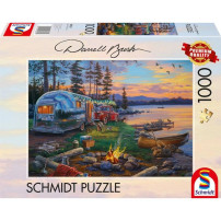 Schmidt Spiele Idillio di campeggio al lago, Puzzle
