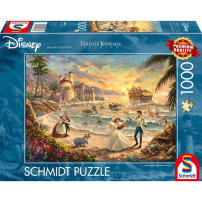 Schmidt Spiele Thomas Kinkade Studios: Disney Dreams Collection - The Little Mermaid Celebration of Love, Puzzle