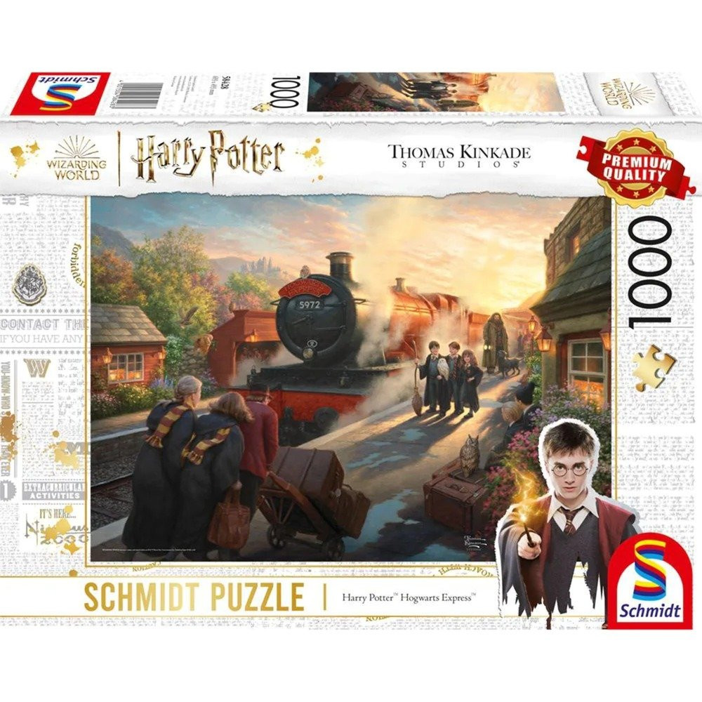 Schmidt Spiele Thomas Kinkade Studios: Wizarding World Harry Potter - Hogwarts Express, Puzzle
