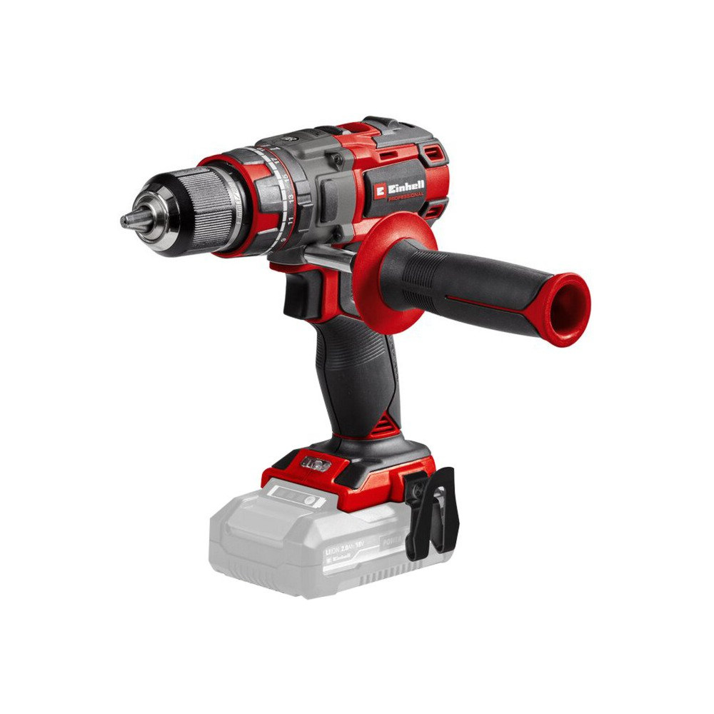 EINHELL Trapano avvitatore a percussione professionale a batteria TP-CD 18/80 Li-i BL - Solo, 18 Volt, Cordless