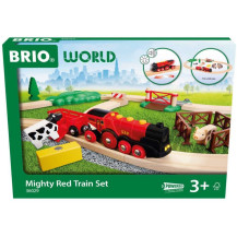 BRIO World Rote Lola Set treno fattoria, Ferrovia