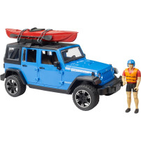 bruder Jeep Wrangler Rubicon Unlimited con kayak e figura, Veicolo modello