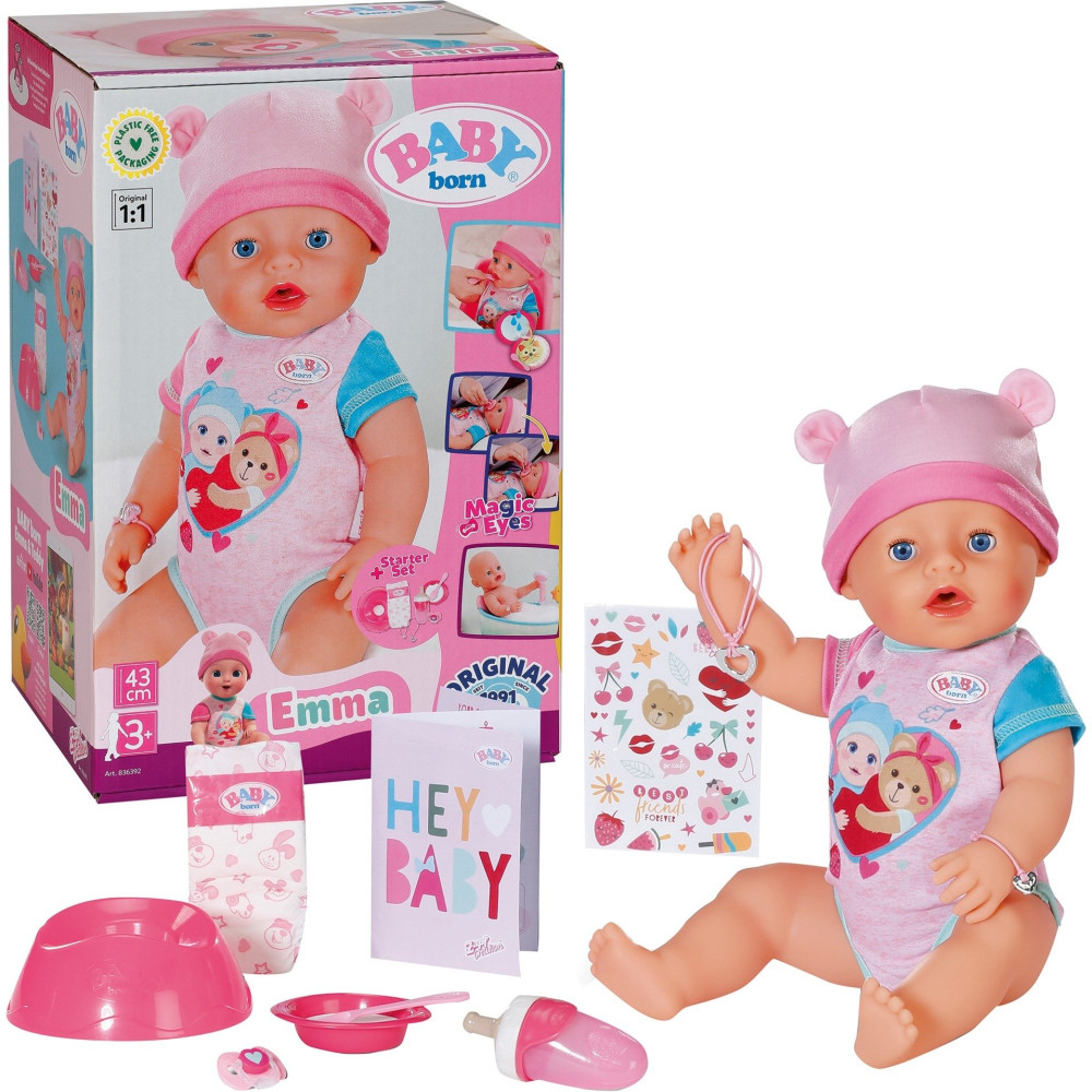 ZAPF Creation @BABY born Emma 43cm, Bambola
