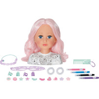 ZAPF Creation BABY born Styling Head Artist, Testina per trucco/acconciature