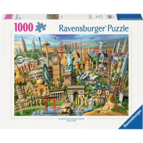 Ravensburger Puzzle Attrazioni turistiche mondiali