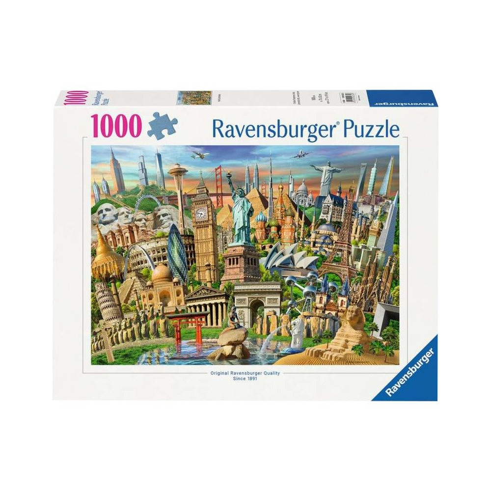 Ravensburger Puzzle Attrazioni turistiche mondiali