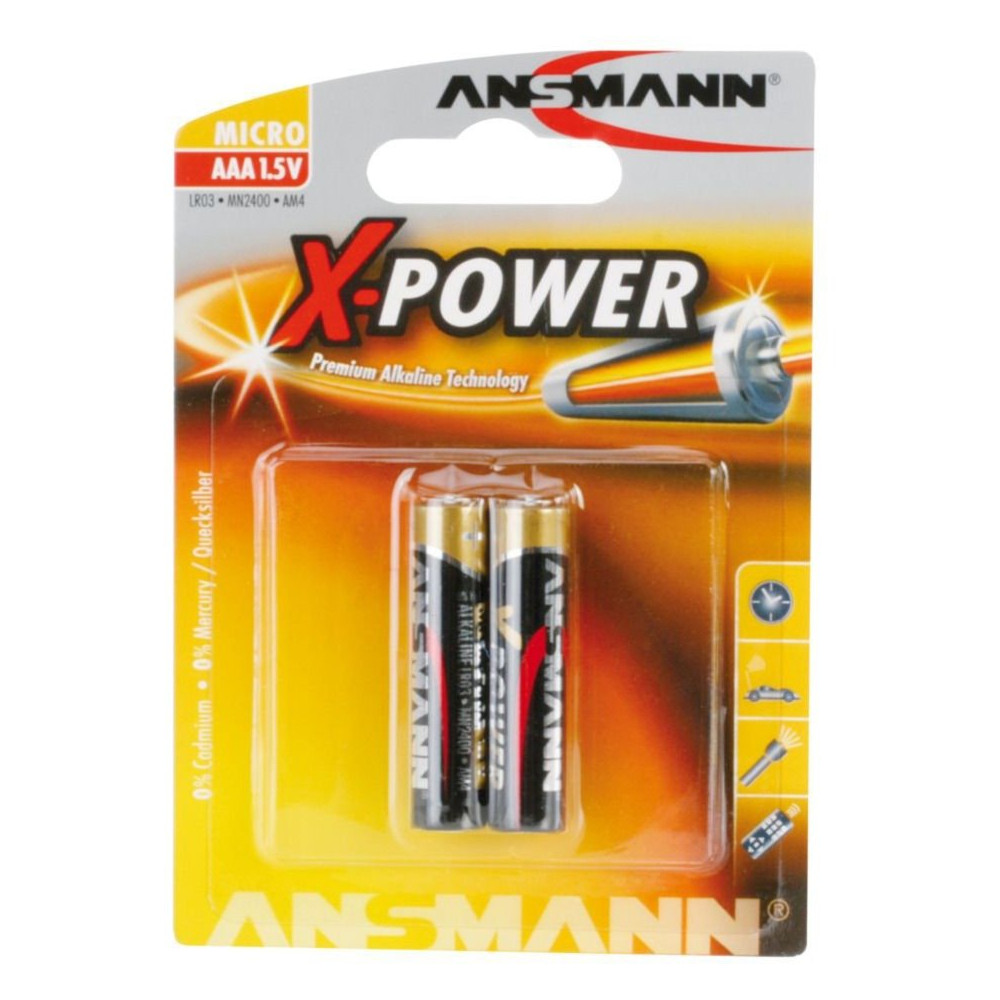 Ansmann Batteria alcalina X-Power Micro AAA / LR03
