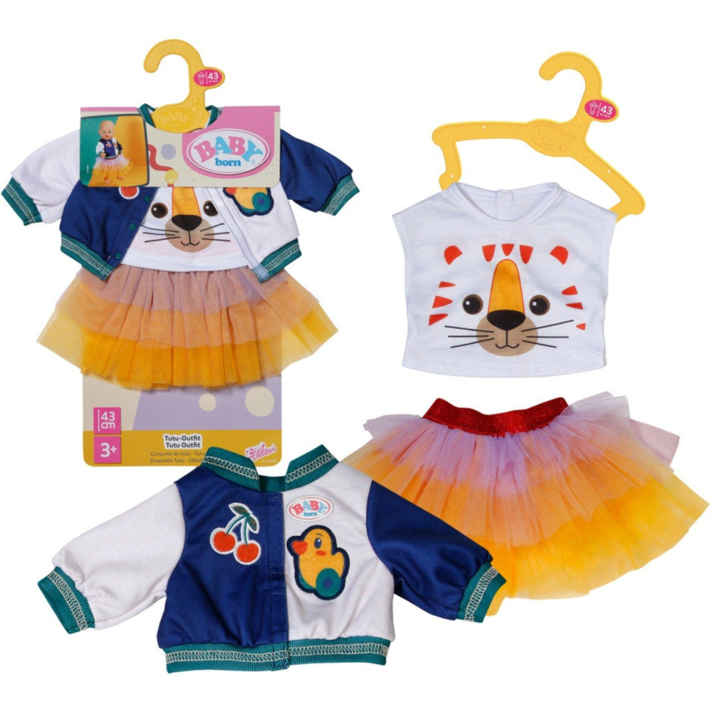 ZAPF Creation BABY born Tutu Outfit 43cm, Accessori della bambola