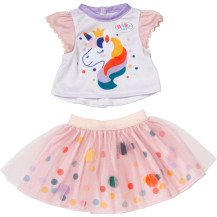 ZAPF Creation BABY born Tutu Dress Unicorn 43cm, Accessori della bambola