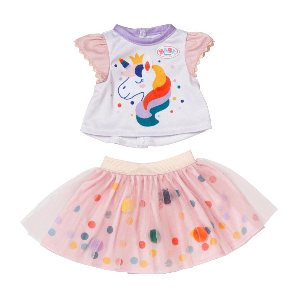 ZAPF Creation BABY born Tutu Dress Unicorn 43cm, Accessori della bambola