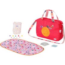 ZAPF Creation BABY born Changing Bag Pinplay, Accessori della bambola