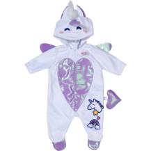 ZAPF Creation BABY born Unicorn Onesie 43cm, Accessori della bambola
