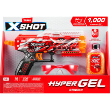 ZURU XSHOT - Hyper Gel Stinger Blaster, Gel Blaster
