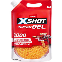 ZURU XSHOT Hyper Gel - Ricarica 3000 palline di gel, Gel Blaster