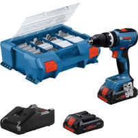 Bosch Trapano avvitatore a percussione a batteria GSB 18V-65 Professional, 18Volt