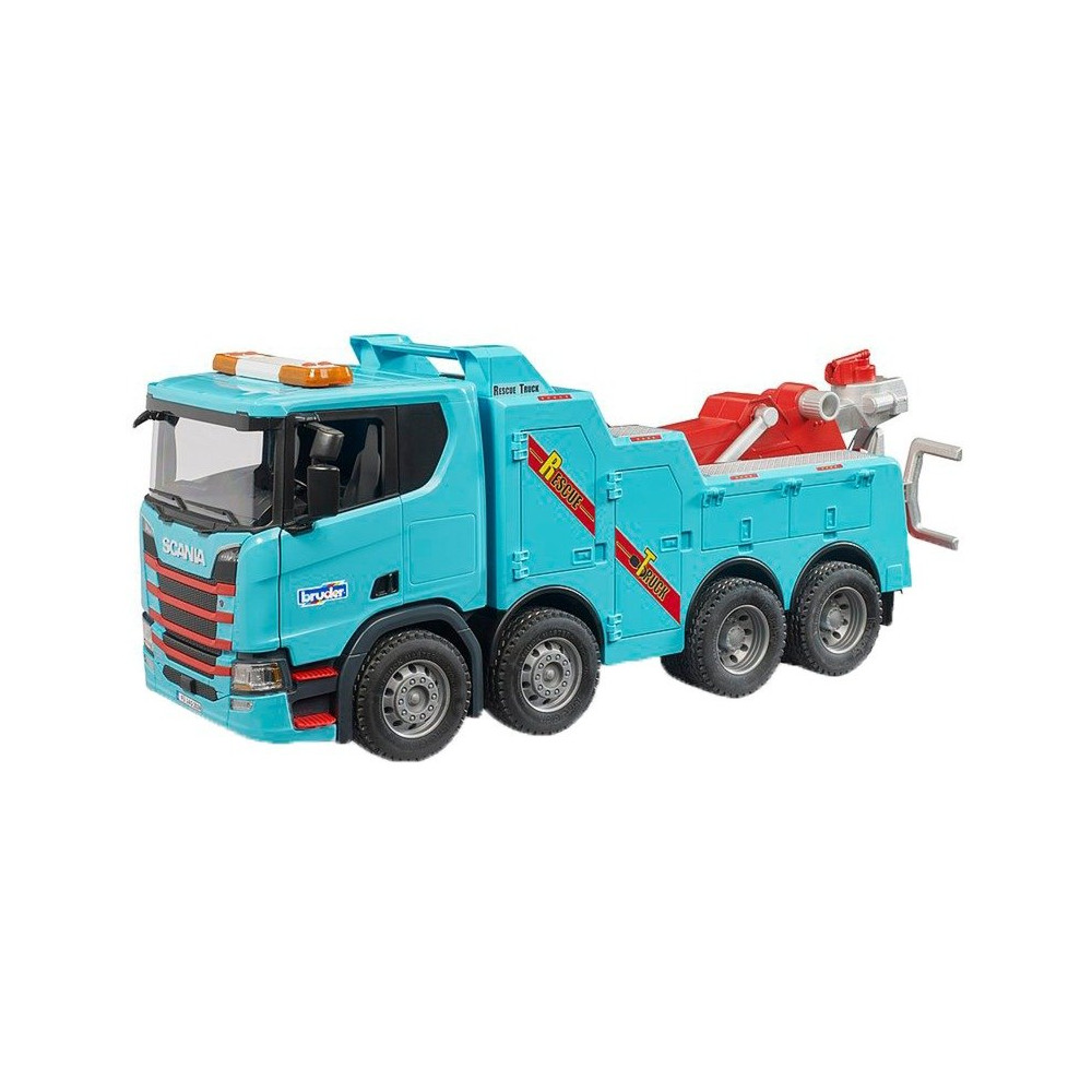 bruder Scania Super 560R camion di soccorso e traino con modulo luce e suono, Veicolo modello