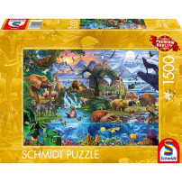 Schmidt Spiele Panorama della fauna, Puzzle