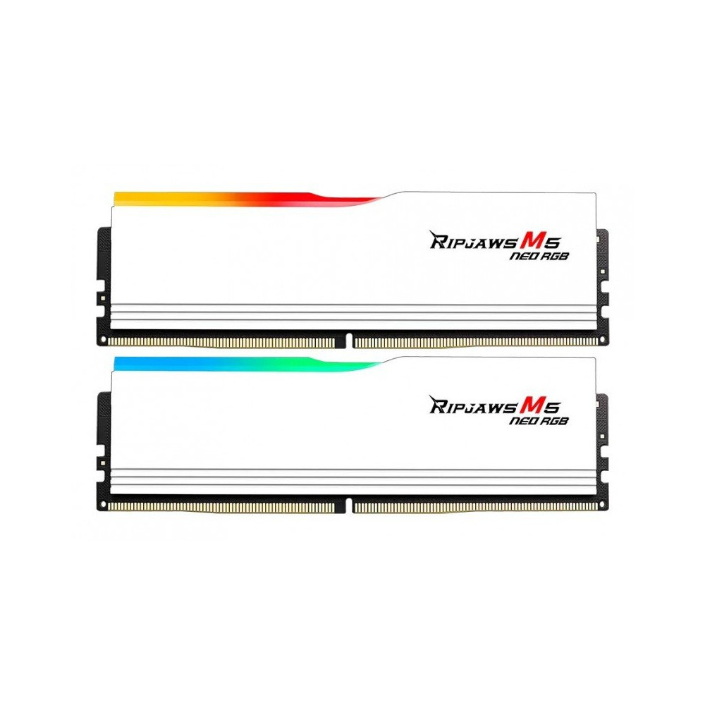 Ram G.Skill Ripjaws M5 NEO DDR5 6000Mhz 64GB (2x32GB) RGB CL32 Bianco EXPO