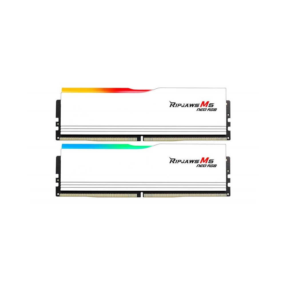 Ram G.Skill Ripjaws M5 NEO DDR5 6000Mhz 64GB (2x32GB) RGB CL28 Bianco EXPO