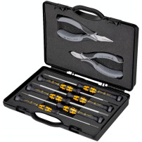 KNIPEX Set di pinze elettroniche ESD, 8 pezzi, Set pinze