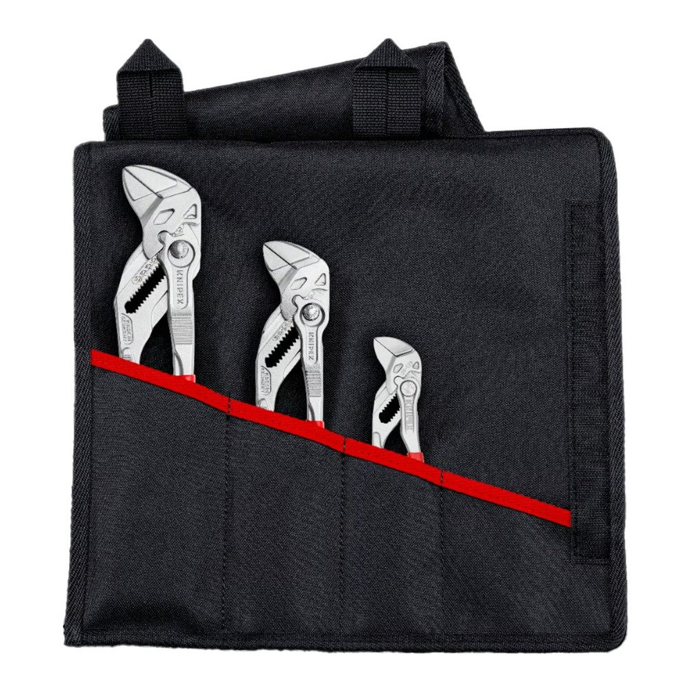 KNIPEX Set di chiavi a pinza, 3 pezzi, Set pinze