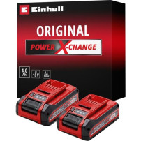 EINHELL Batteria Power-X-Change TWIN-PACK 18Volt 4,0Ah