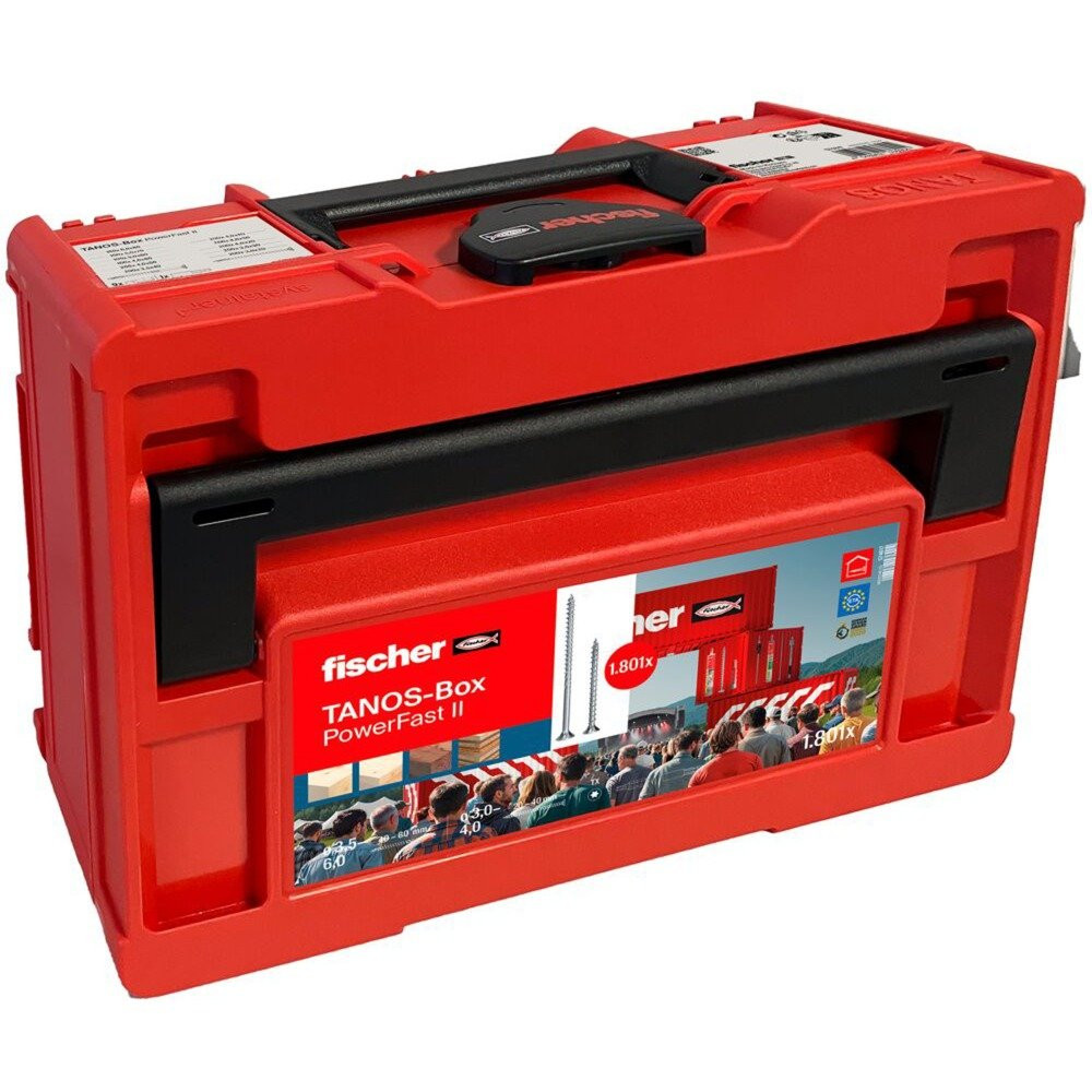 fischer PowerFast II Tanos-Box, Senkkopf TG/VG TX, Set di viti