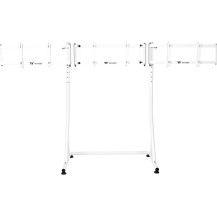 Thermaltake Triple Monitor Stand Pro Snow, Base per monitor