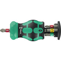 Wera Kraftform Kompakt Stubby Magazin RA 1, Set di bit