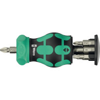 Wera Kraftform Kompakt Stubby Magazin RA 4, Set di bit