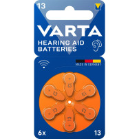 VARTA Batteria per apparecchio acustico Zinc Air 13, PR48