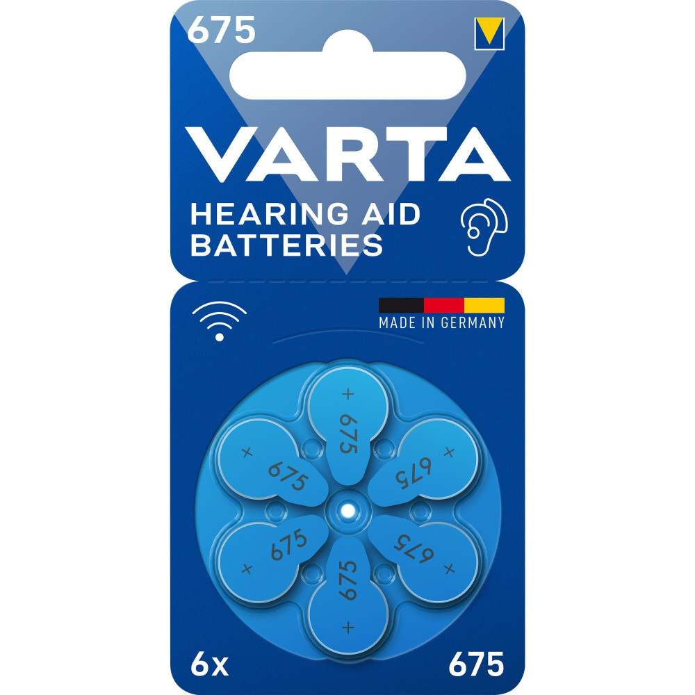 VARTA Batteria per apparecchi acustici Zinc Air 675, PR44