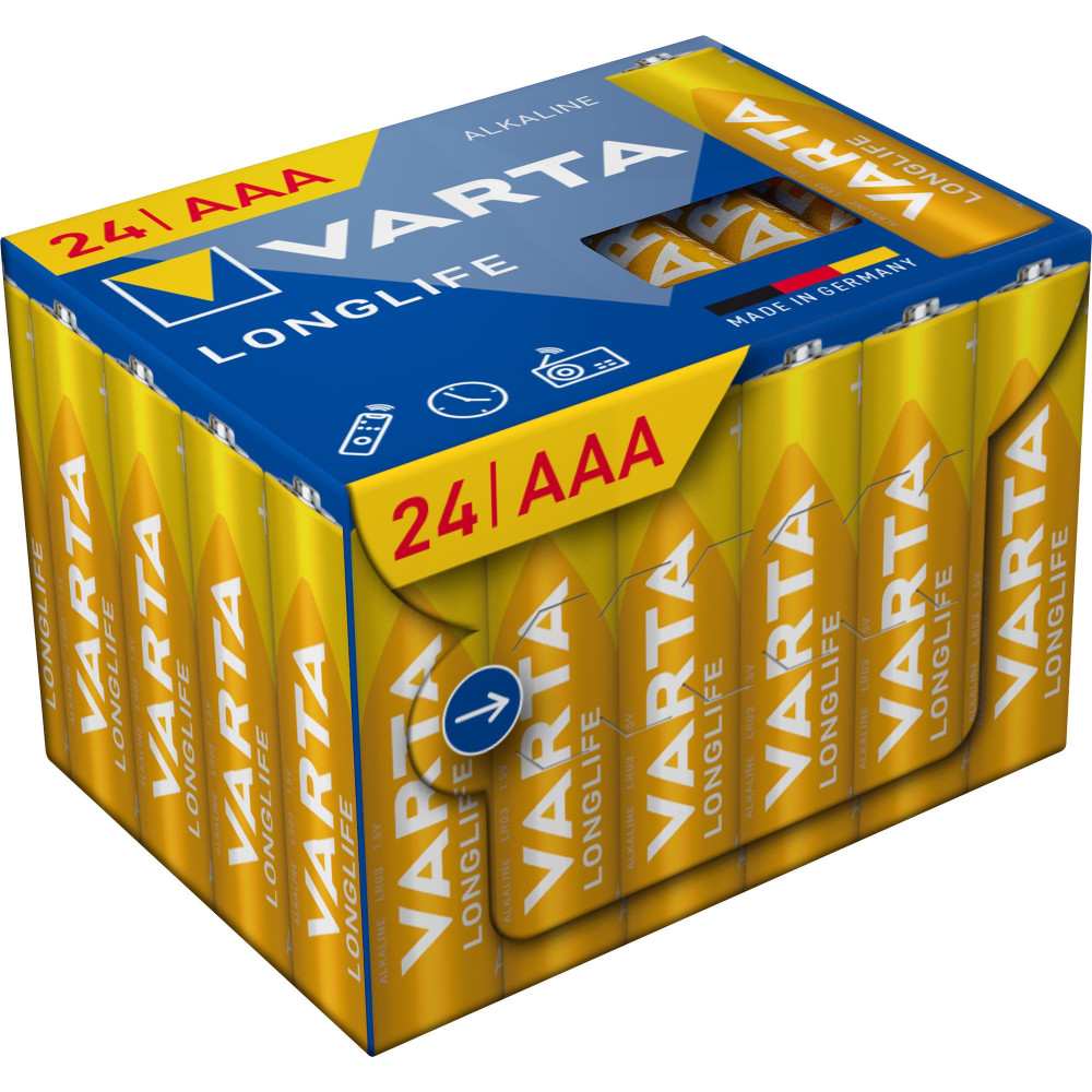 VARTA Longlife Batteria LR03 Box, AAA (Micro)