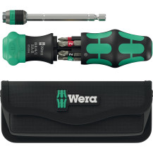 Wera Kraftform Kompakt 20 RA-R con borsa, Set di bit
