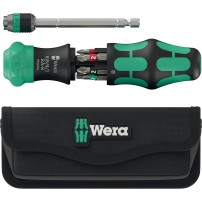 Wera Kraftform Kompakt 20 RA-R con borsa, Set di bit