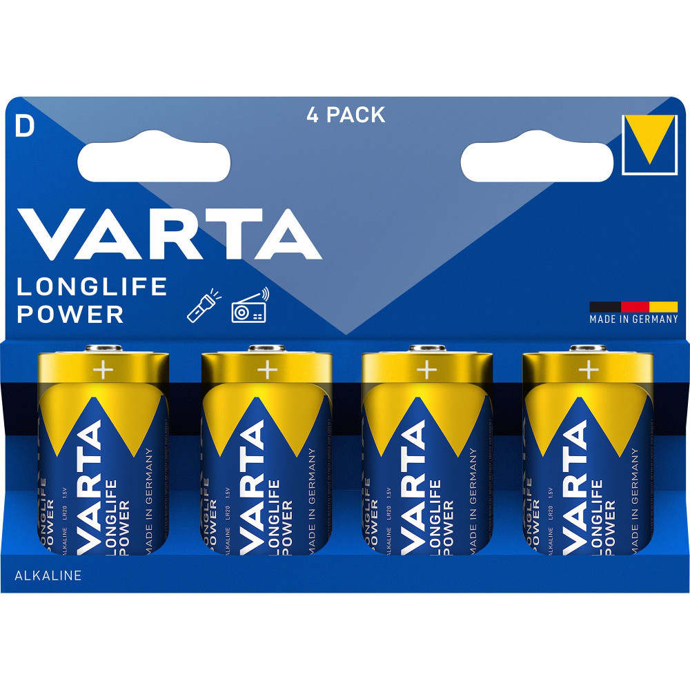 VARTA Longlife Power Batterie LR20, D (Mono), Batteria