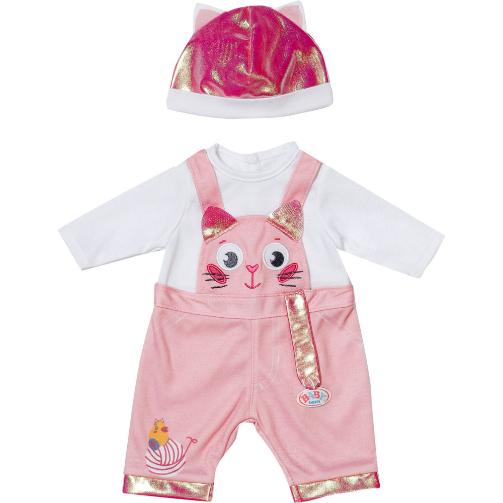 ZAPF Creation BABY born Onesie with Hat 43cm, Accessori della bambola